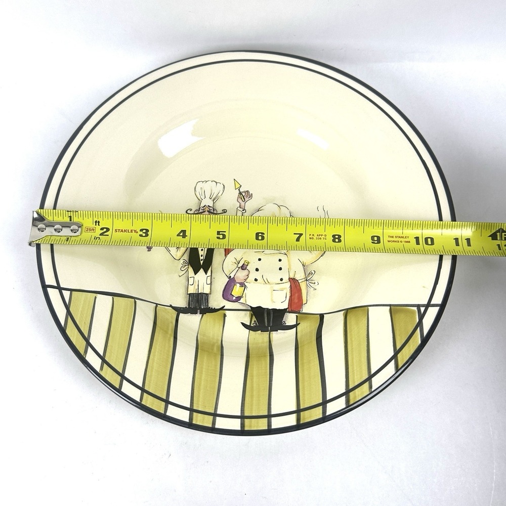 HD designs Le Chef 11" Dinner Plate Vintage Replacement 4 Available - Picture 4 of 6